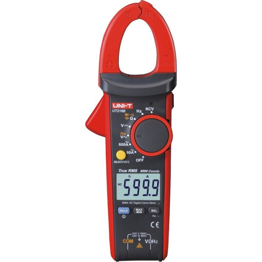 600 A TrueRMS Bilincsmérő UT216B Modell 600 A TrueRMS (LEC-MIE0188)