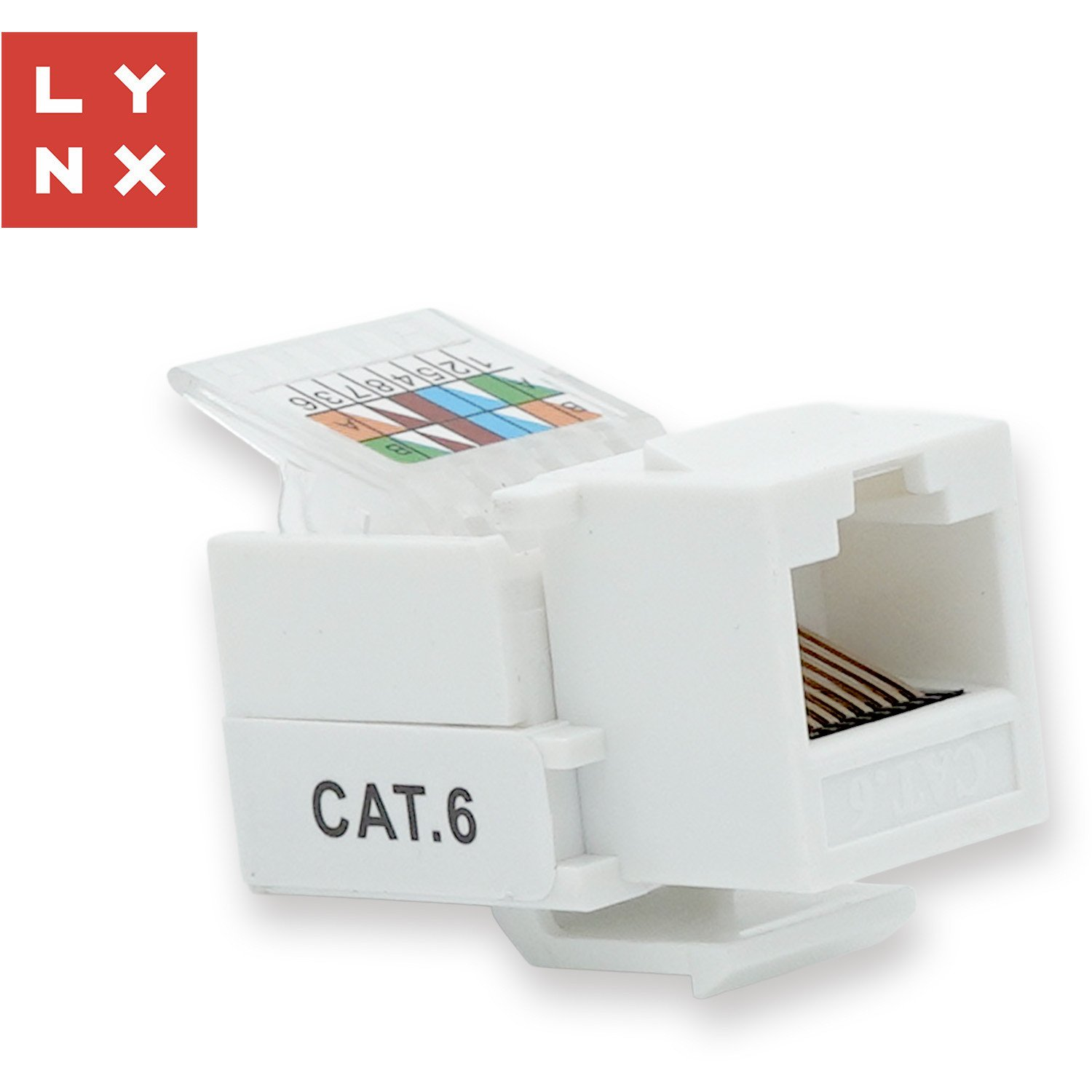 LYNX LX-KST-TL-90-CAT6-UTP Keystone (LX-KST-TL-90-CAT6-UTP)