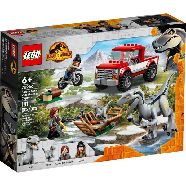 LEGO Jurassic World - Kék és Béta velociraptorok elfogása