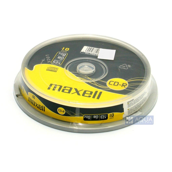 Maxell 80'/700MB 52x hengeres CD lemez 10db/csom.