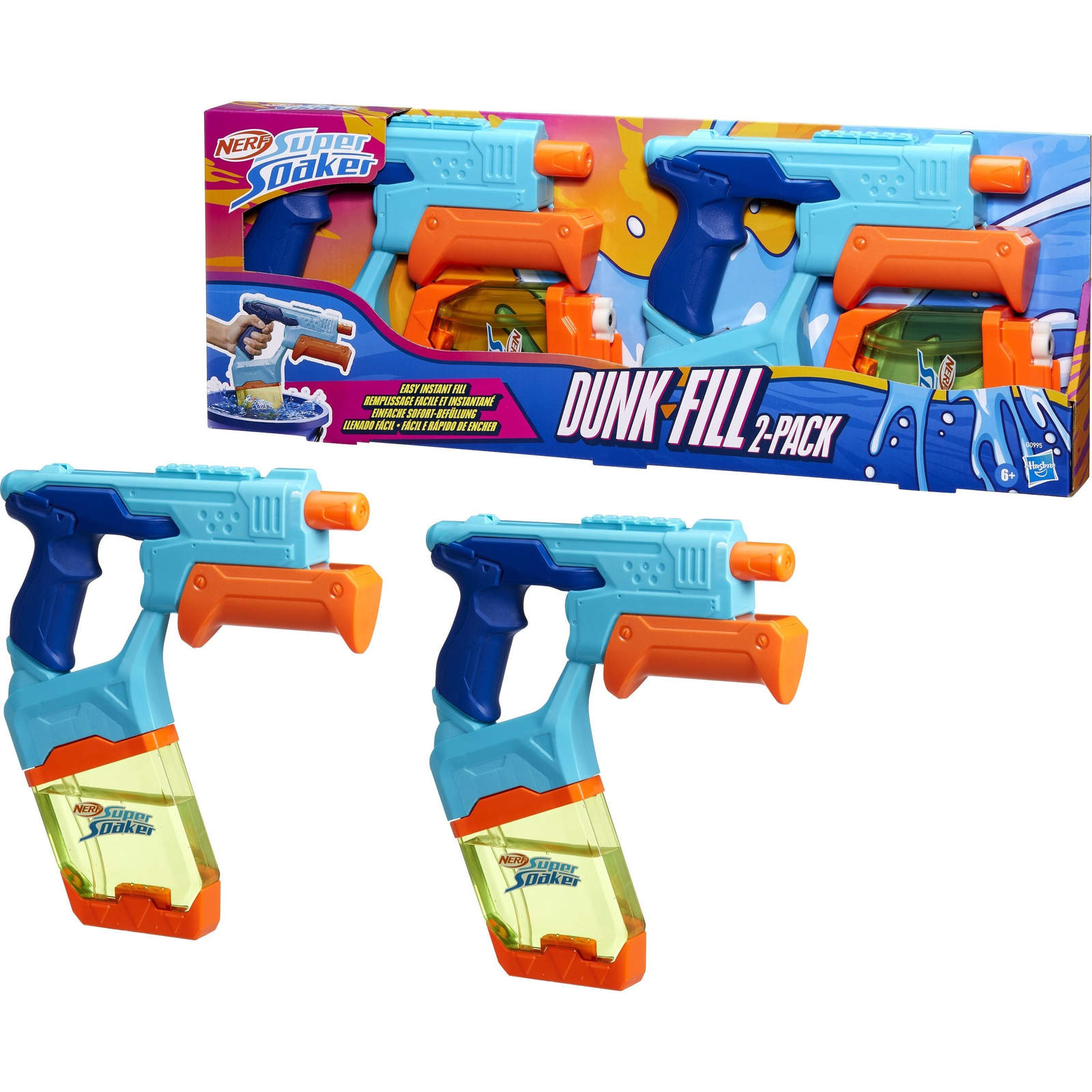 Hasbro Nerf Super Soaker Dunk Fill 2-Pak (G0995)