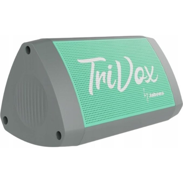 Głośnik Bluetooth Jabees Trivox 7w Wodoodporny Ip66 + Aux Radio Fm Microsd / Szaro - Zielony / Aqua