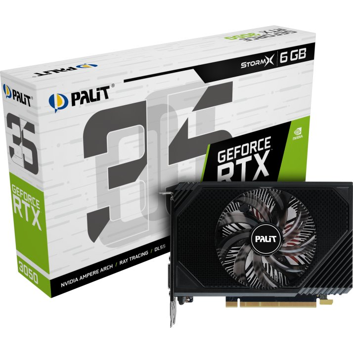 VGA PALIT NVIDIA RTX3050 StormX 6GB GDDR6 - NE63050018JE-1072F (NE63050018JE-1072F)