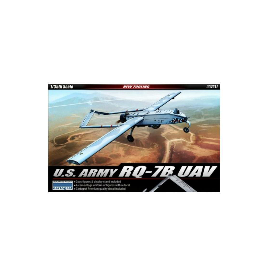 Academy U.S. Army RQ-7B UAV drón műanyag modell (1:35) (MA-12117)