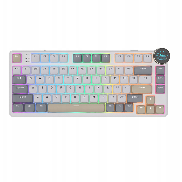 ROYAL KLUDGE RK N80 Pearly Dawn Gaming Keyboard Brown switch