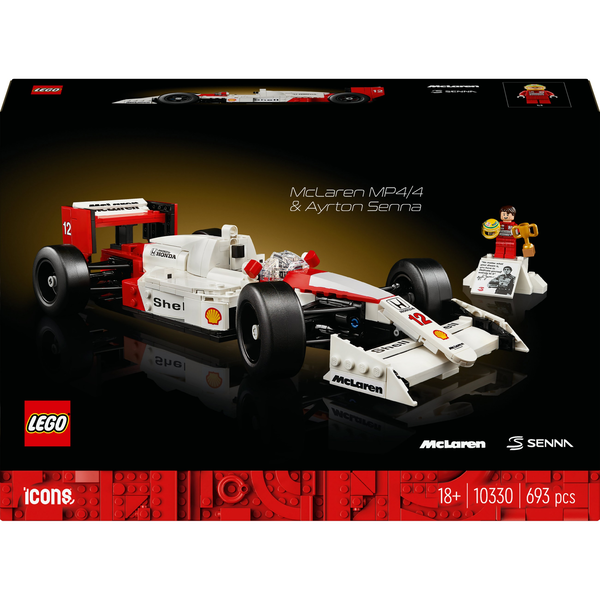 LEGO ICONS 10330 Ikony 10330 McLaren MP4/4 a Ayrton Senna