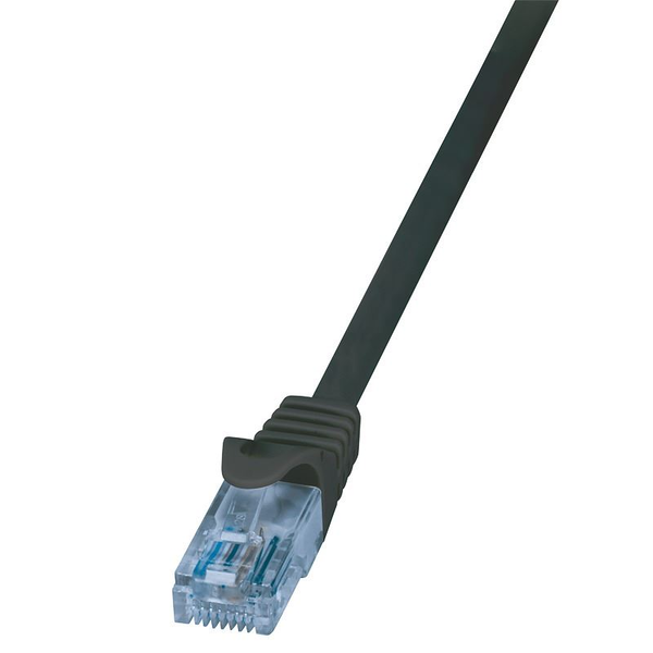 LogiLink Home EconLine - patch cable - 3 m - black