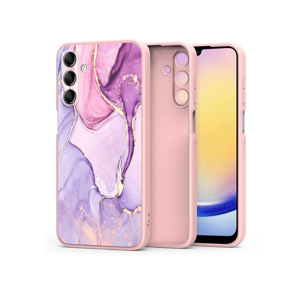 Samsung SM-A256 Galaxy A25 5G szilikon hátlap - Tech-Protect Mood - marble (TP690336)