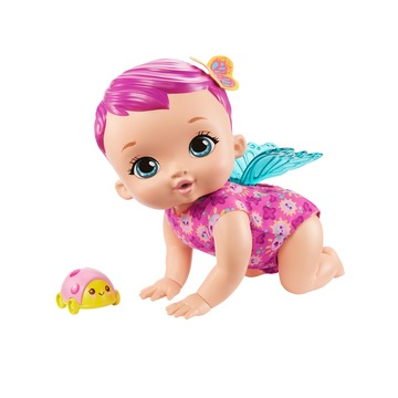 Mattel My Garden Baby: Édi-bébi kúszó-mászó pillangó baba (GYP31) (GYP31)