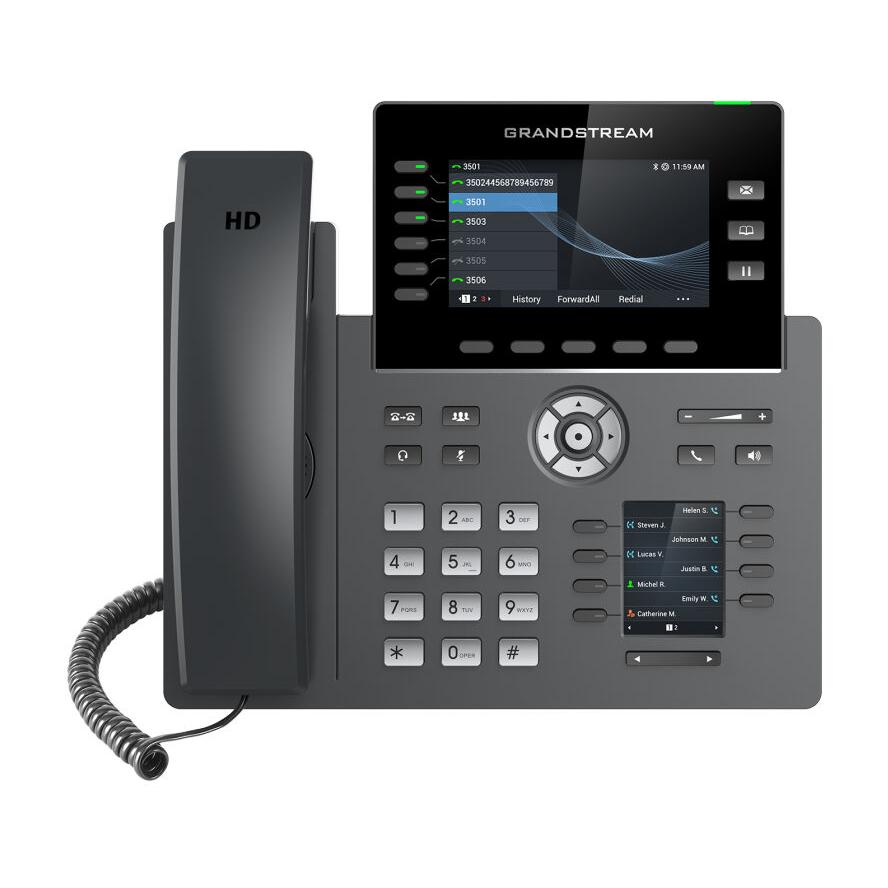 Grandstream GRP2616 VoIP Telefon - Fekete (GRP2616)