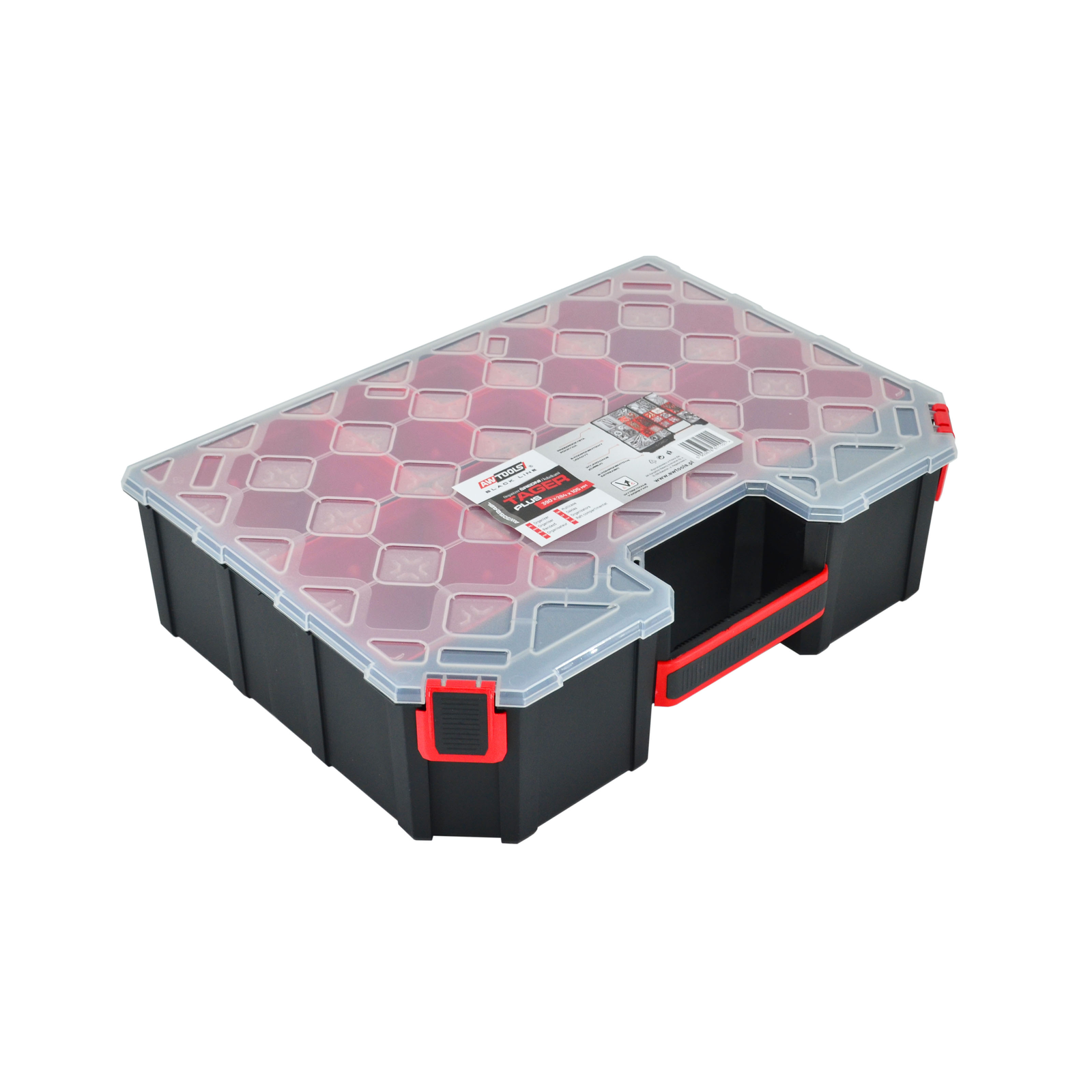 AWTOOLS ORGANIZER TAGER PLUS VÖDRÖKKEL KÖZEPES 390x284x105mm AW30524BL (AW30524BL)