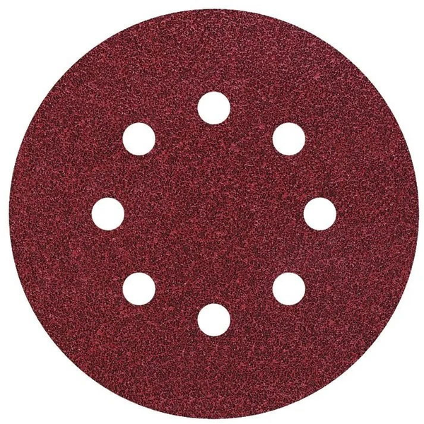 WOLFCRAFT Tépőzáras csiszolólap, 125 mm, 180-as szemcseméret, 5 db