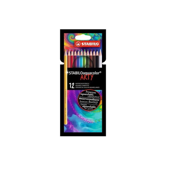 STABILO aquacolor ARTY Flerfarvet 12 stk