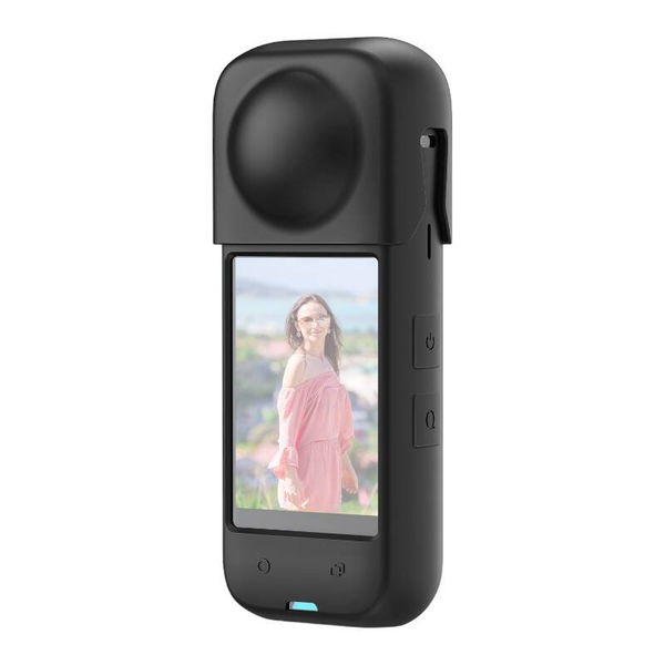 Puluz szilikon védőborítás Insta360 X4 kamerához - Fekete