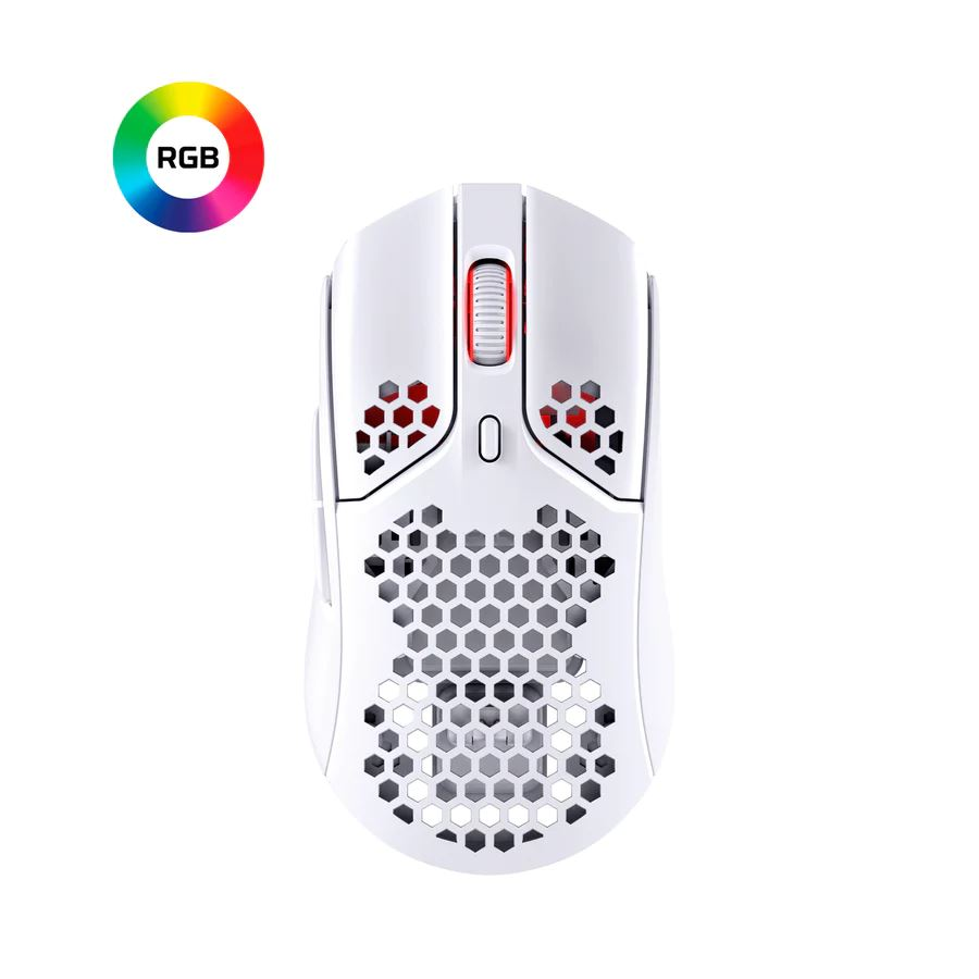 HyperX Pulsefire Haste Wireless Gaming egér fehér 16000 DPI (4P5D8AA)