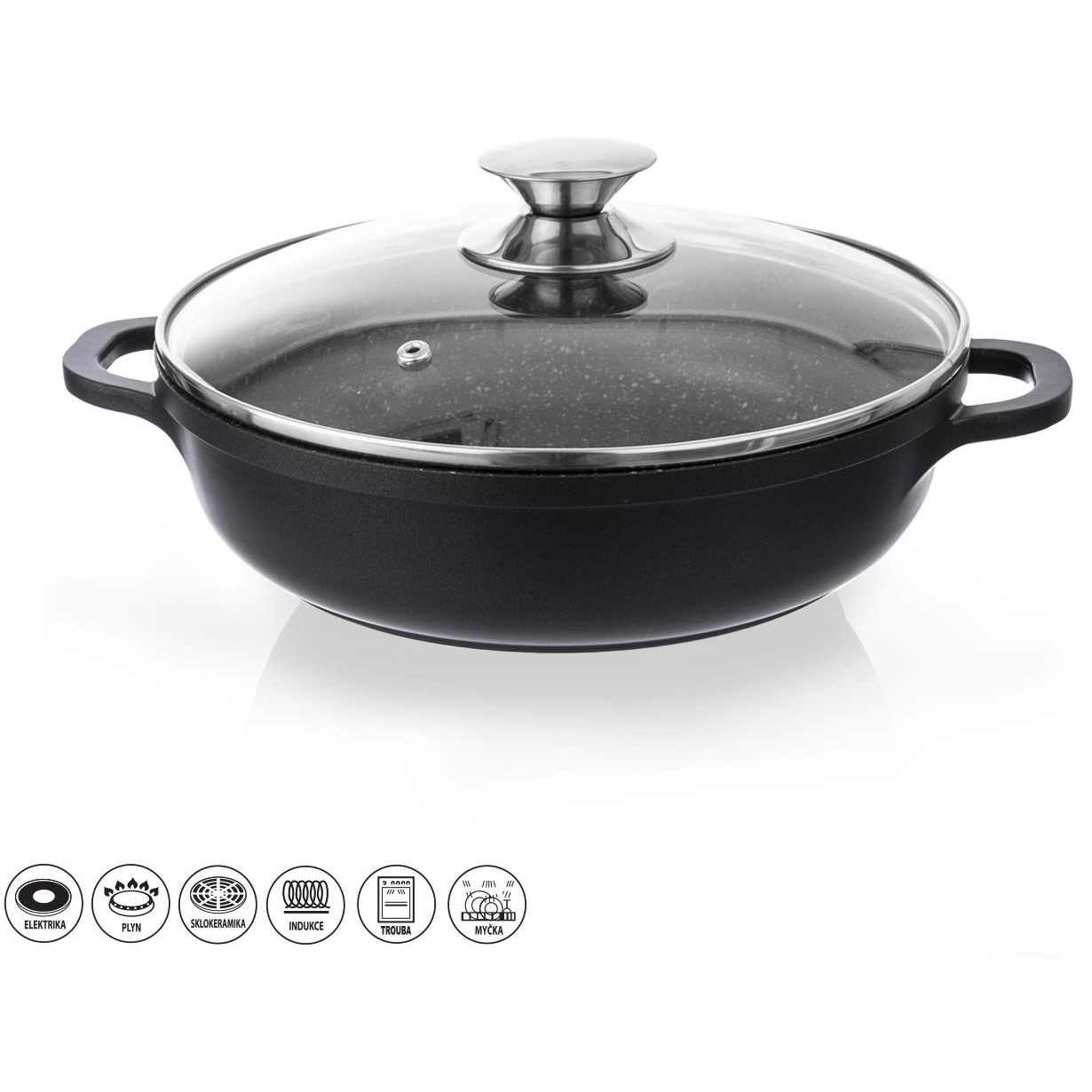 ORION GRANDE Lábas, 24 cm, fedővel (113112)