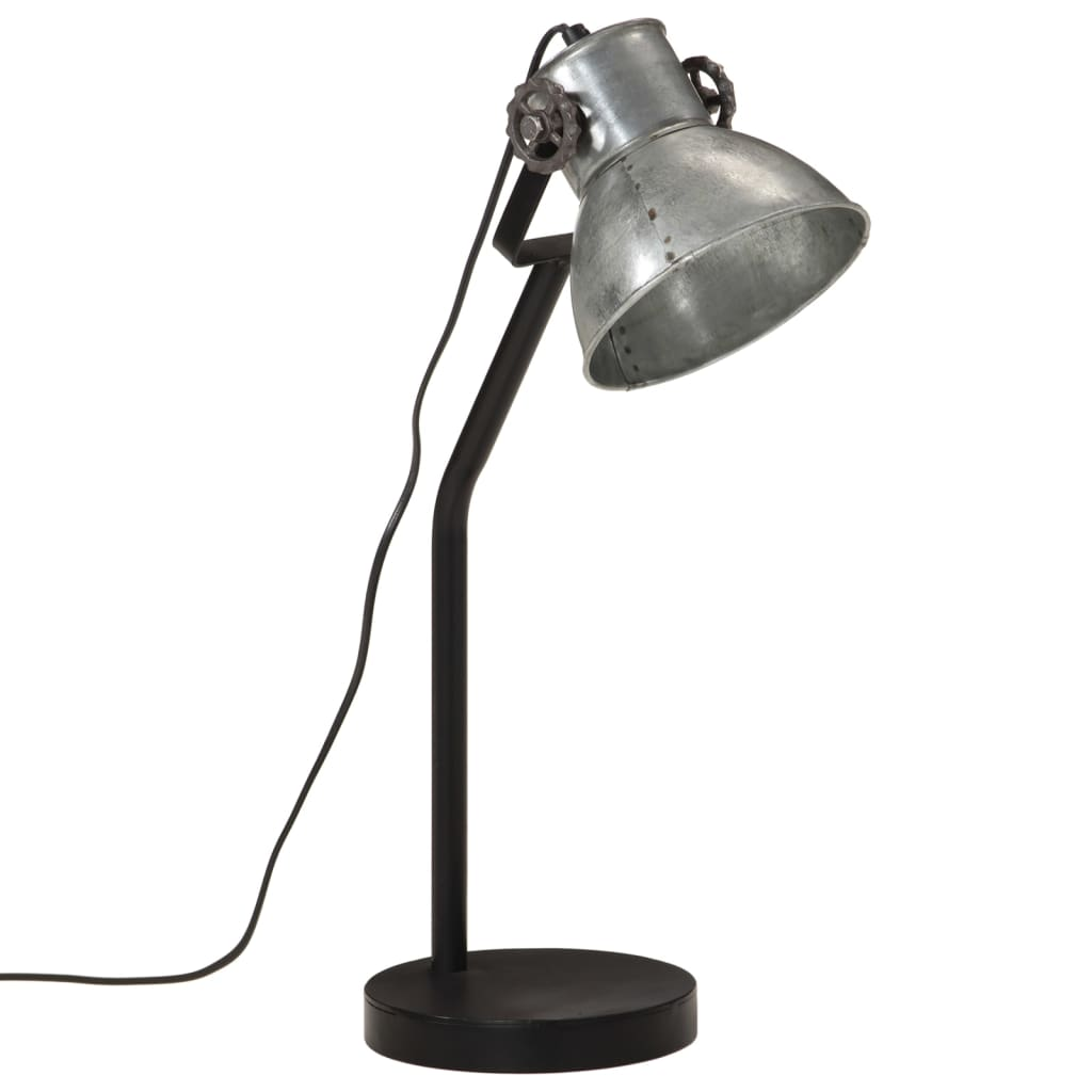 vintage ezüst asztali lámpa 25 W 17x17x60 cm E27 (371883)