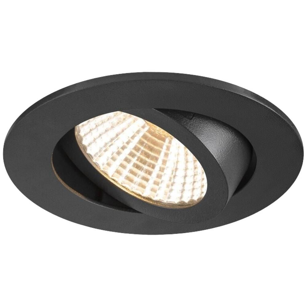 SLV NEW TRIA 68 LED-es beépíthető lámpa 8,3 W fekete, 1007386 (1007386)