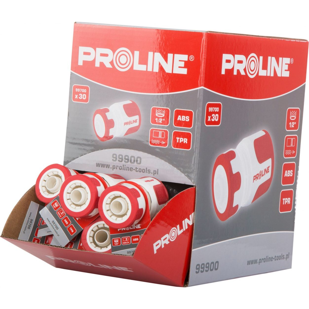 1/2" Gyorscsatlakozókészlet 30db Prémium. Proline (99900)