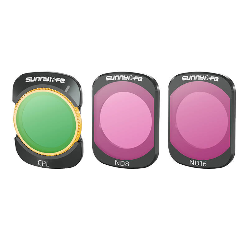 Sunnylife OP3-FI855 DJI Osmo Pocket 3 Akciókamera lencse szűrő készlet 3 darabos (OP3-FI855)