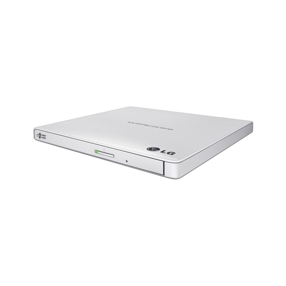 Hitachi-LG Slim Portable DVD-Writer optikai meghajtó DVD±RW Fehér (GP57EW40.AHLE10B)