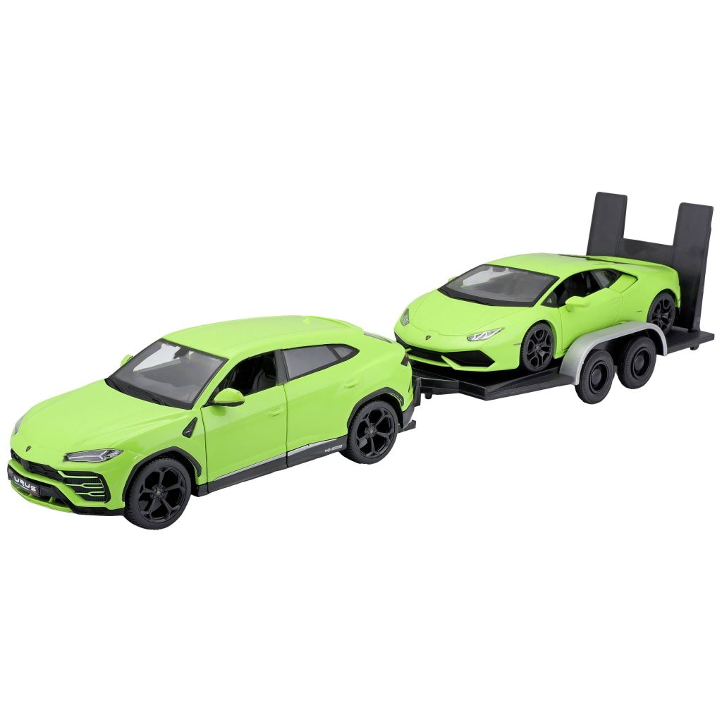 Maisto Design Elite Transporter Lamborghin Urus + Huracan Autómodell 1:24 (532753-1) (MA532753-1)