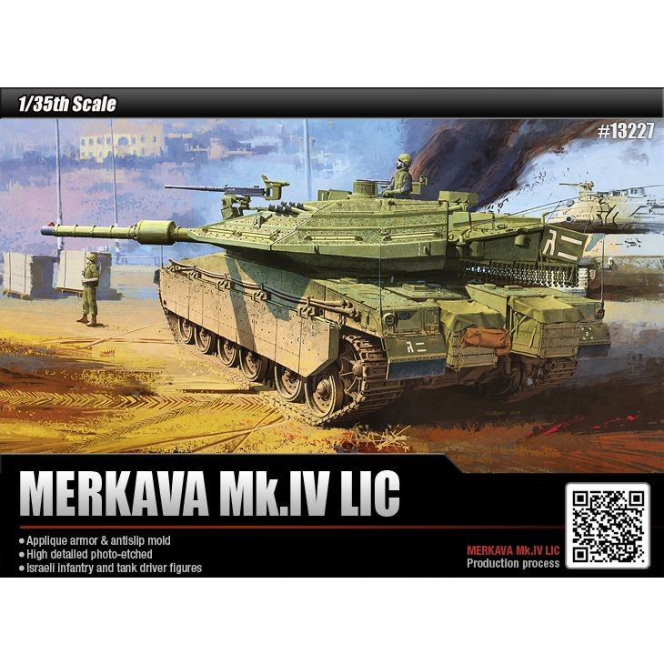 Academy Merkava Mk.IV LIC repülőgép műanyag modell (1:35) (MA-13227)