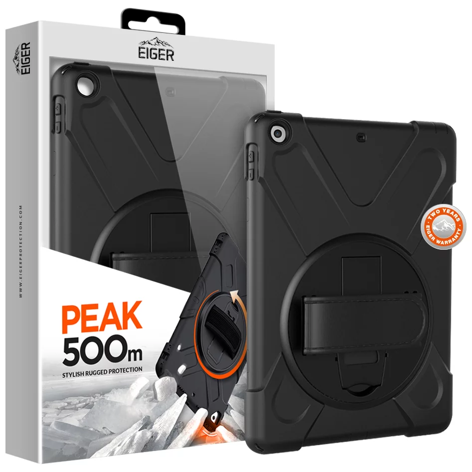 Eiger Peak Apple iPad 7/8/9 Tok - Fekete (EGPE00118)
