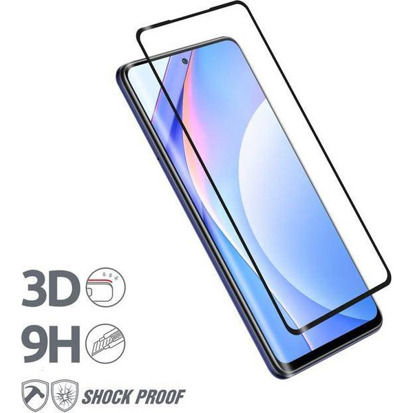 Crong Crong 3D Armour Glass - Szkło hartowane 9H Full Glue na cały ekran Xiaomi Mi 10T Lite