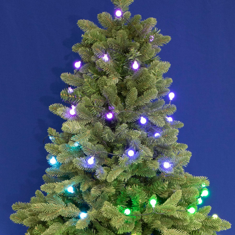 iSparkle RGB LED fényfüzér gömb dekorációval (SMGC-LEDS120DV)