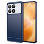 Gigapack Xiaomi Poco F6 Pro szálcsiszolt, karbon mintás tok sötétkék (GP-158651)