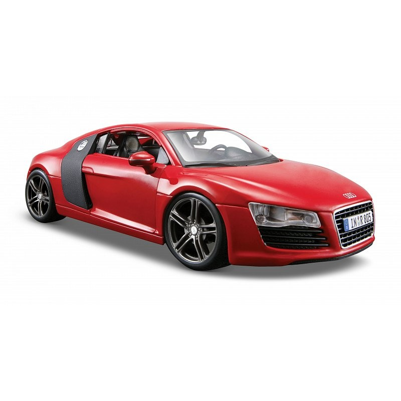 Maisto Audi R8 V10 PLUS autó fém modell piros (1:24) (31513)