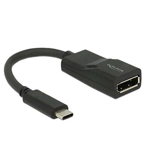 Delock 62748 Adapter USB Type-C csatlakozódugóval > Displayport csatlakozóhüvellyel (DP váltakozó mód) 4K 60 Hz (DL62748)