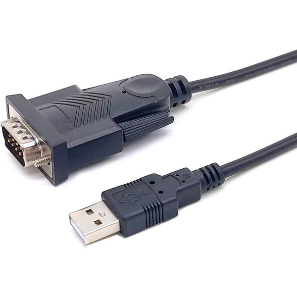 Equip 133391 cabo de série Preto 1,5 m USB Type-A DB-9