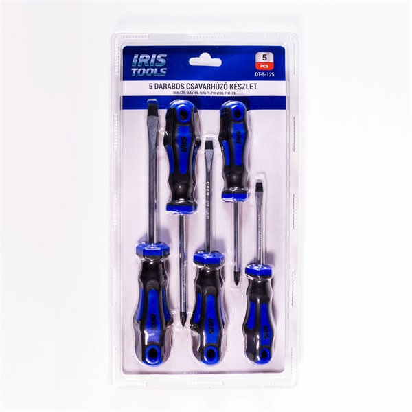 Iris Tools DT-5-125 Csavarhúzó készlet (5 db / csomag) (DT-5-125)