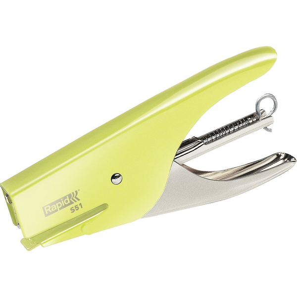 Zszywacz Rapid Rapid Retro Classic S51, 15 sheets, Stainless steel, Yellow, Standard clinch, 21/4, Metal, 80 g/m²
