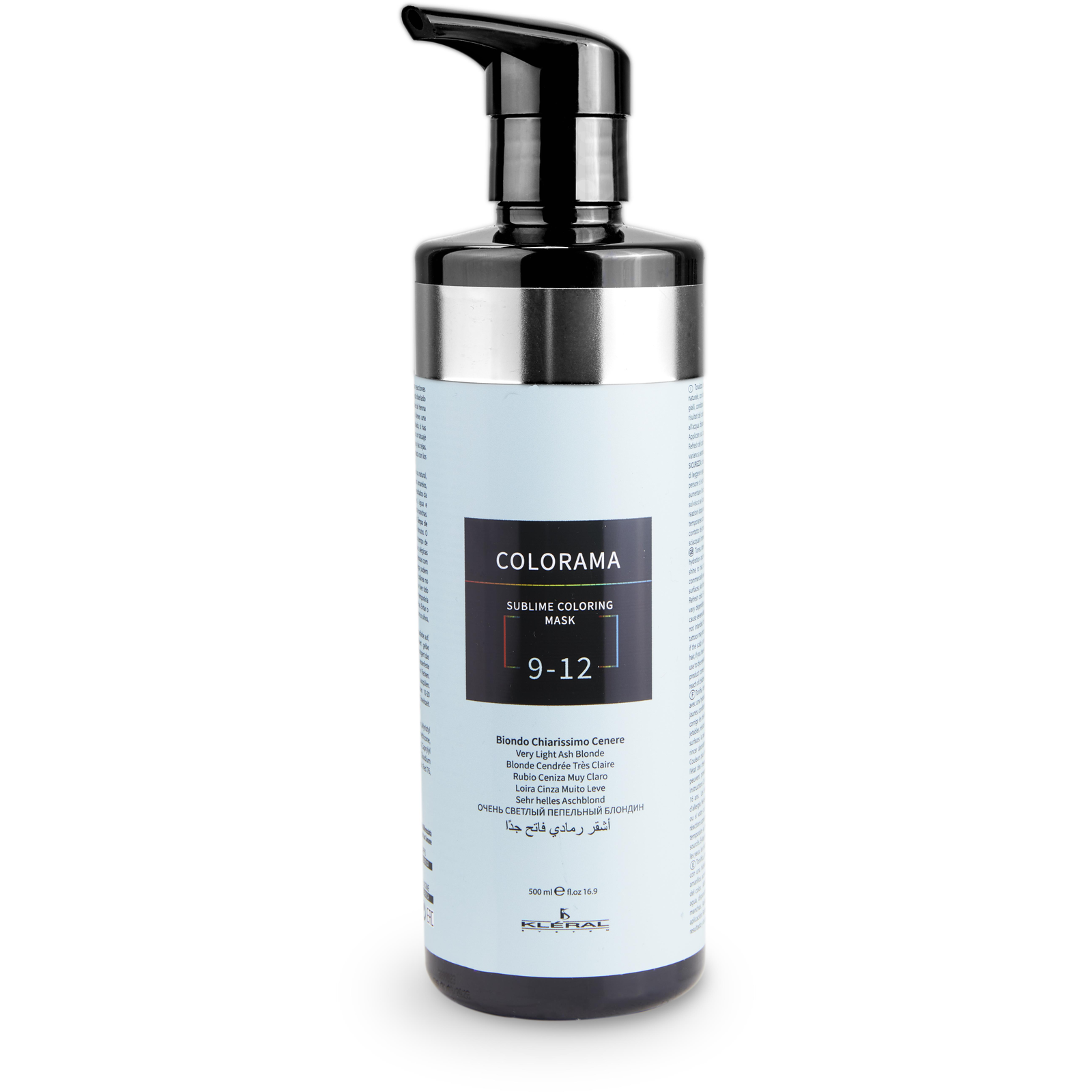 KLÉRAL SYSTÉM Colorama Sublime Coloring Mask 9.12 Very Light Ash Blond 500ml (8025971009724)