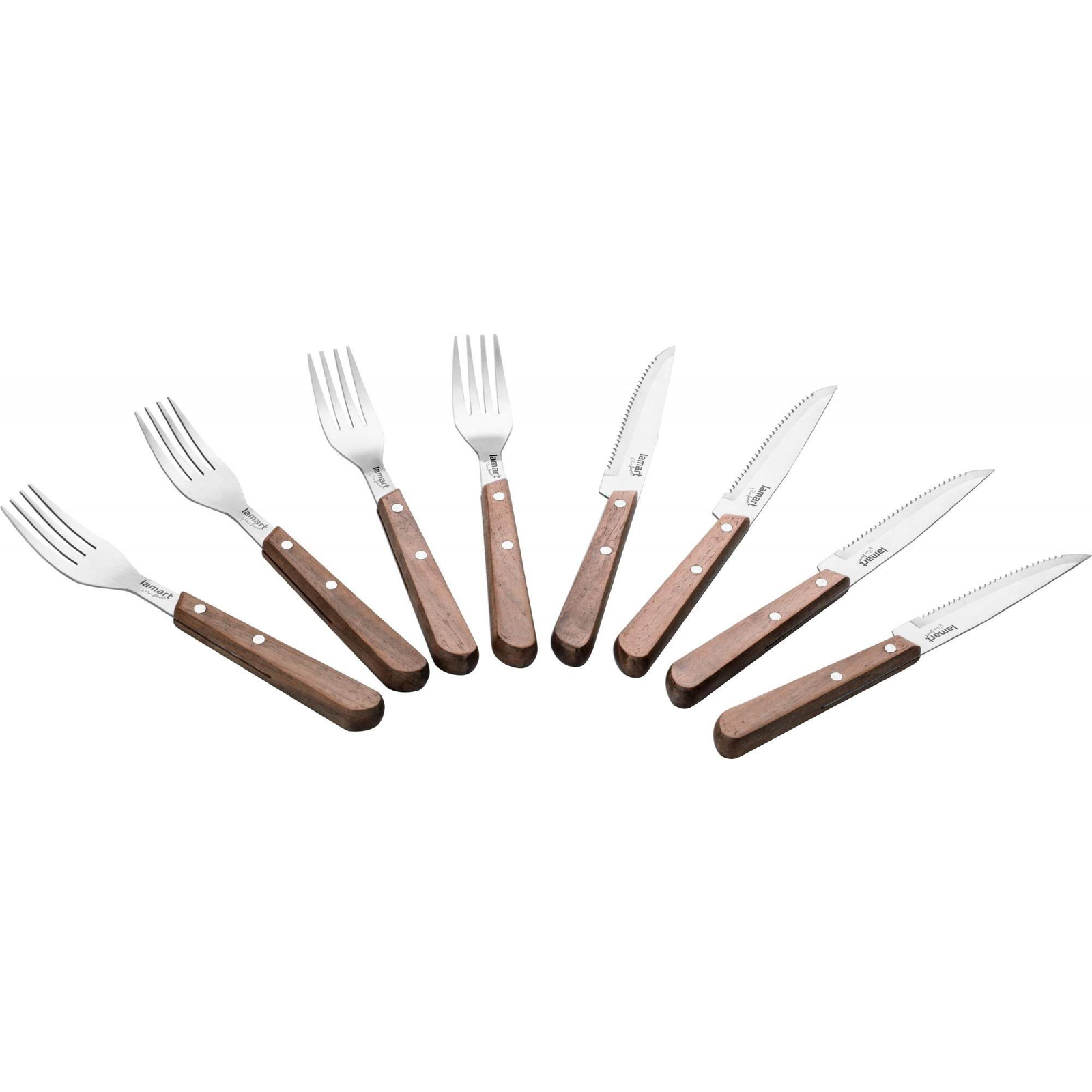 LAMART Walnut LT2062 8 darabos steak-készlet (42002095)