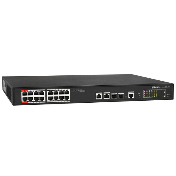 Dahua Technology PoE PFS4218-16ET-240 Ikke administreret Gigabit Ethernet (10/100/1000) Strøm over Ethernet (PoE)