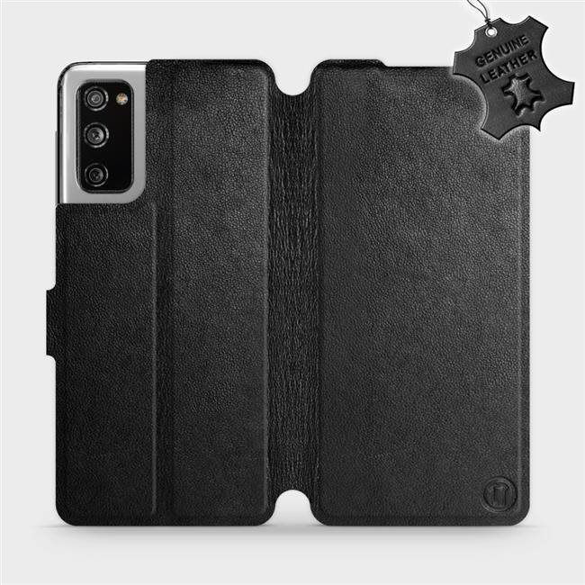 Flip case for Samsung Galaxy S20 FE - Black - Black Leather (5903516466955)