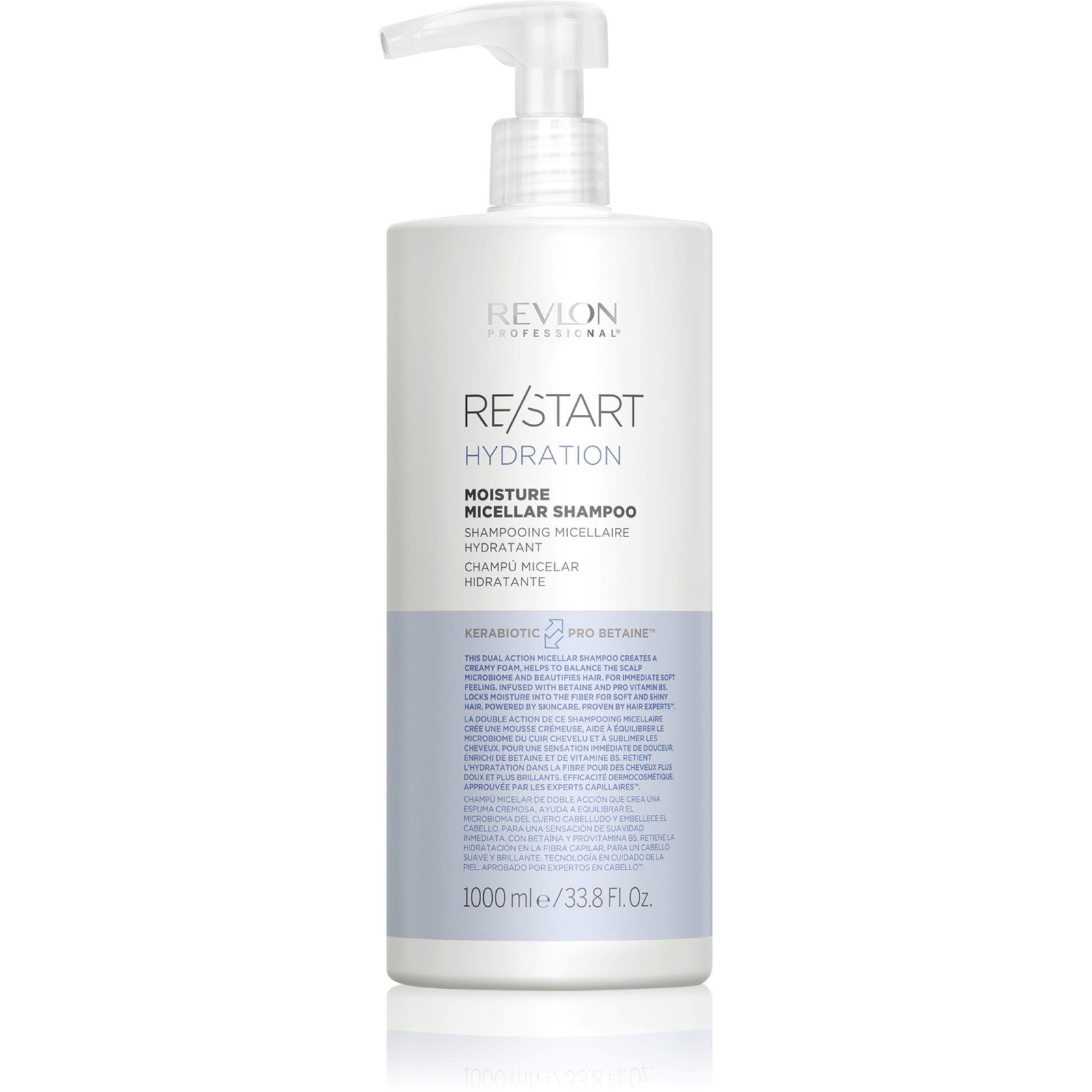 REVLON PROFESSIONAL Re/Start Hydration Moisture Micellar Shampoo 1000 ml (8432225114538)