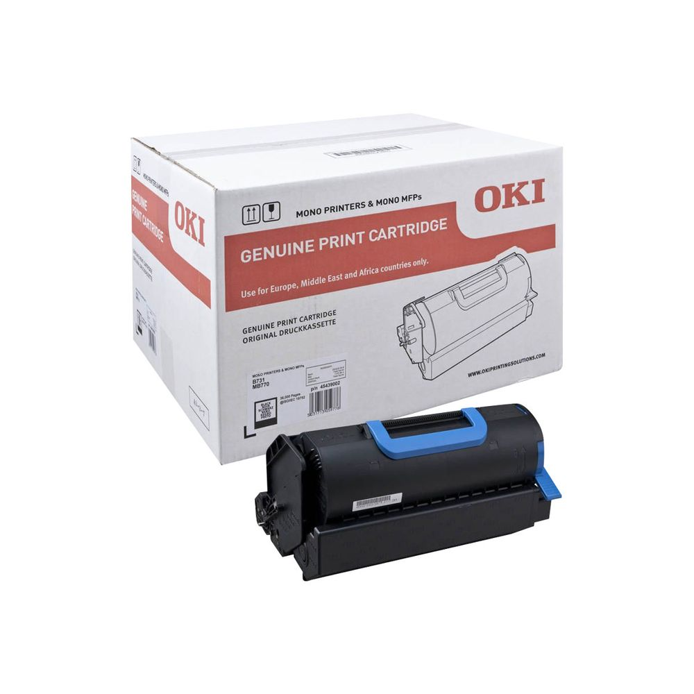 OKI - black - original - toner cartridge (45439002)