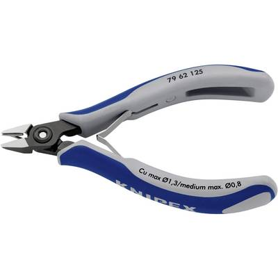 Precíziós elektronikai oldalcsípő fogó, hegyes fejű 125 mm Knipex 79 62 125 (79 62 125)
