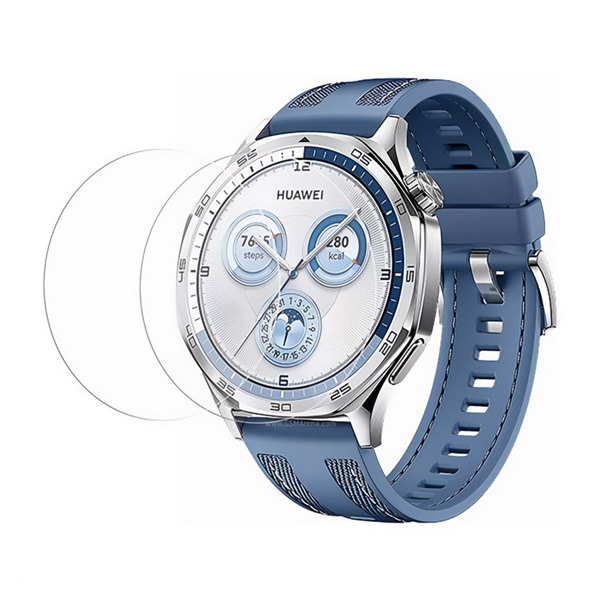 Gigapack Kijelzővédő üveg 2db (2.5D, 9H) ÁTLÁTSZÓ Huawei Watch GT 5 41mm (GP-162287)