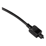 Hama Audio Optical Fibre Connecting Cable ODT Male Plug (Toslink), 3 m аудио кабел 3 м Черен