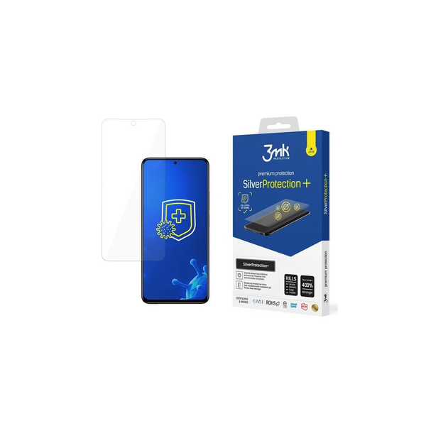 3MK Silver Protect+ Xiaomi Redmi Note11S 4G nedves telepítéses antimikrobiális védőfólia készülékhez