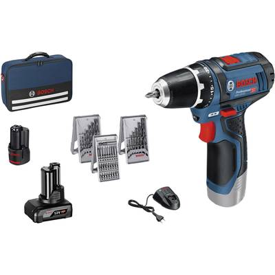 Bosch GSR 12V-15 Professional 1300 RPM 600 g Zwart, Blauw