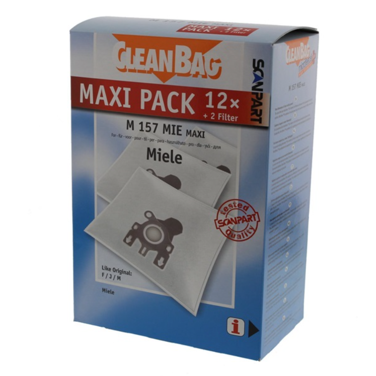 Scanpart Miele FJM Pozsák (12db / csomag) + 2db szűrő (2687426157)