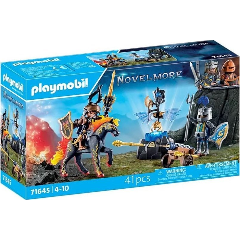Playmobil 71645 Novelmore - Páncélos Lovag és Ágyús Csata (71645)