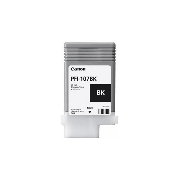 Canon PFI-107BK inkoustová náplň 1 kusů Originální Černá